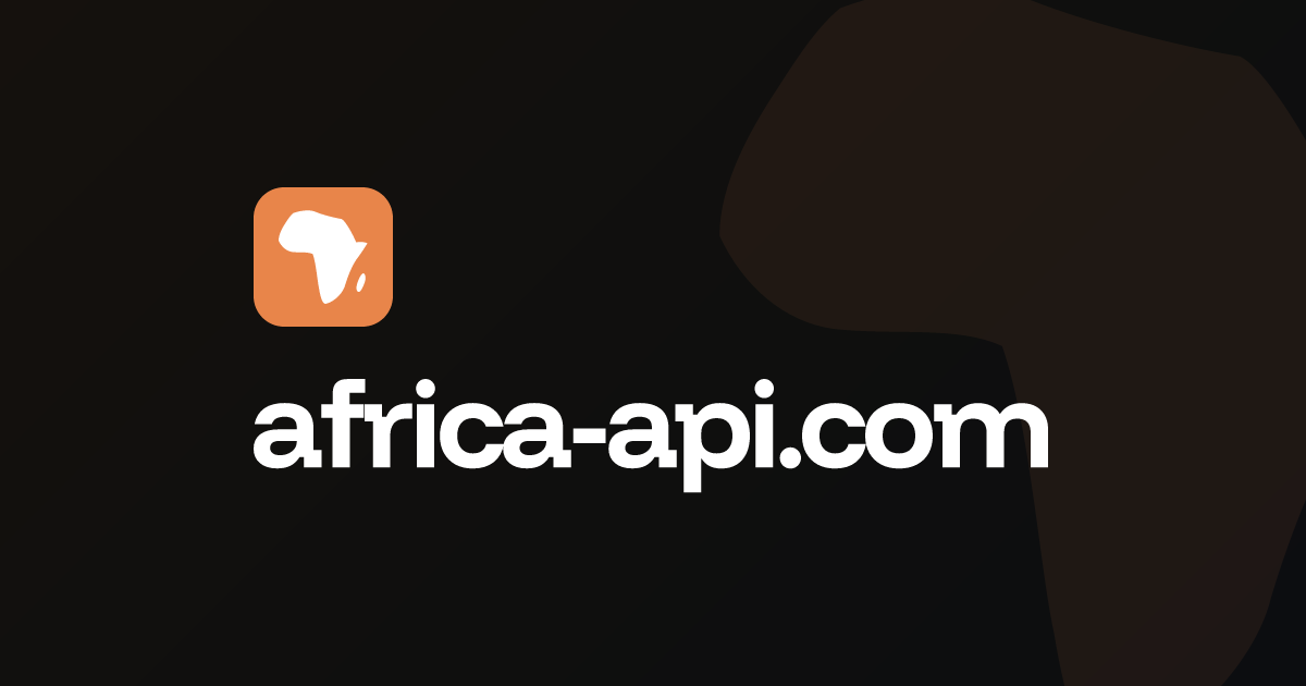 Africa API | African economic, market & government data API